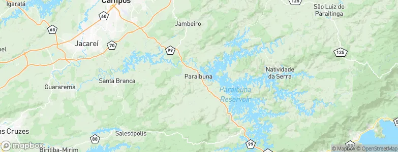 Paraibuna, Brazil Map