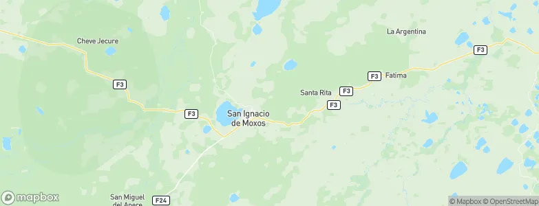 Paraíso, Bolivia Map