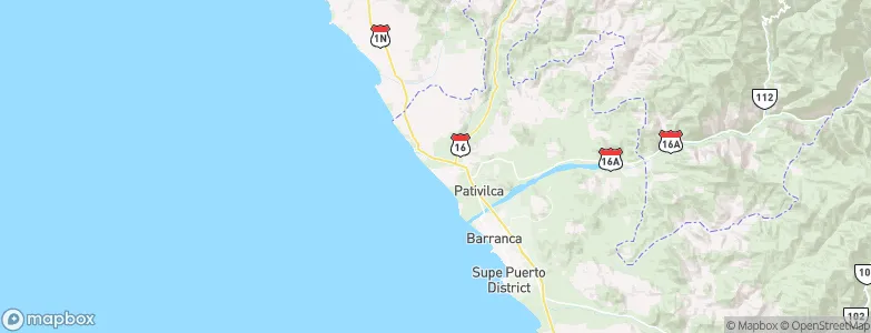 Paramonga, Peru Map