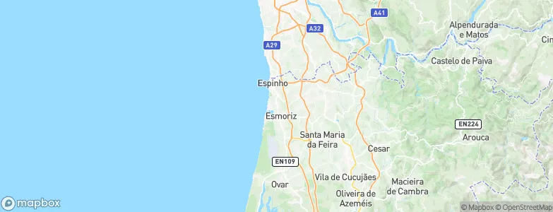 Paramos, Portugal Map