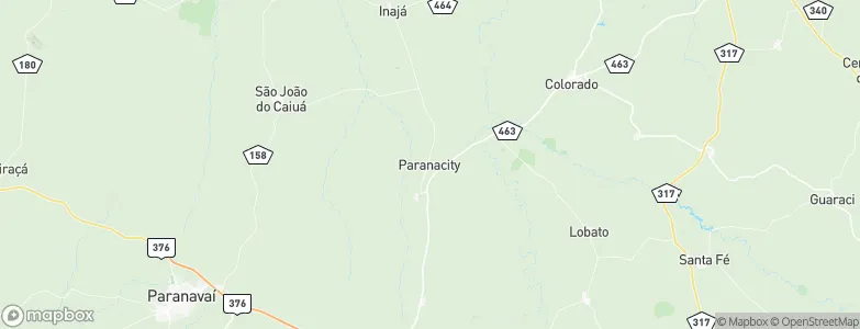Paranacity, Brazil Map