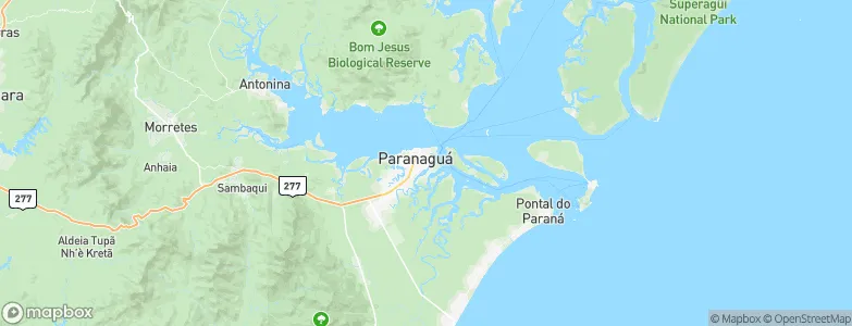 Paranaguá, Brazil Map