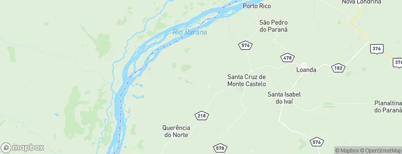 Paranaguaçu, Brazil Map