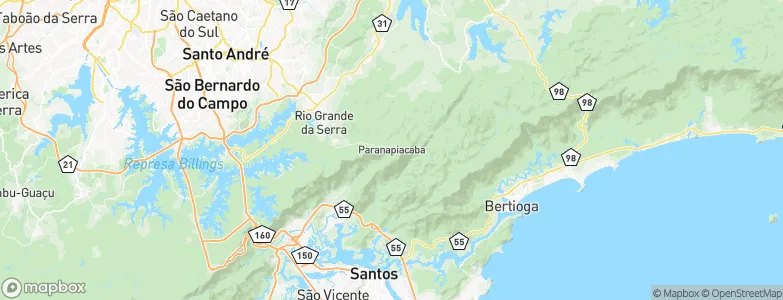 Paranapiacaba, Brazil Map