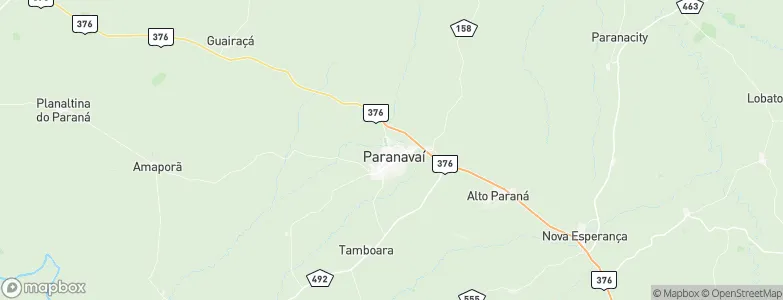 Paranavaí, Brazil Map