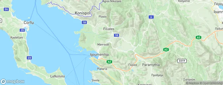 Parapótamos, Greece Map