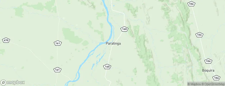 Paratinga, Brazil Map