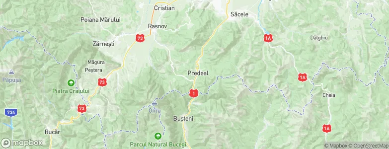 Pârâul Rece, Romania Map