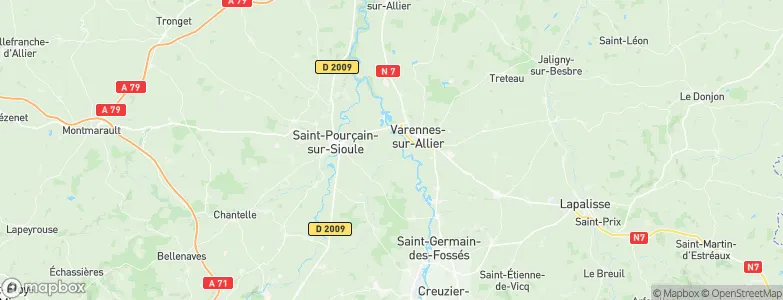 Paray-sous-Briailles, France Map
