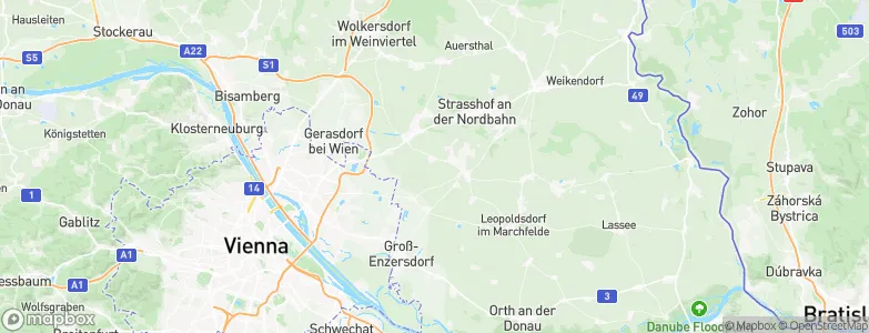 Parbasdorf, Austria Map