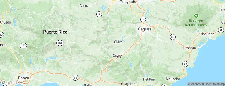 Parcelas La Milagrosa, Puerto Rico Map