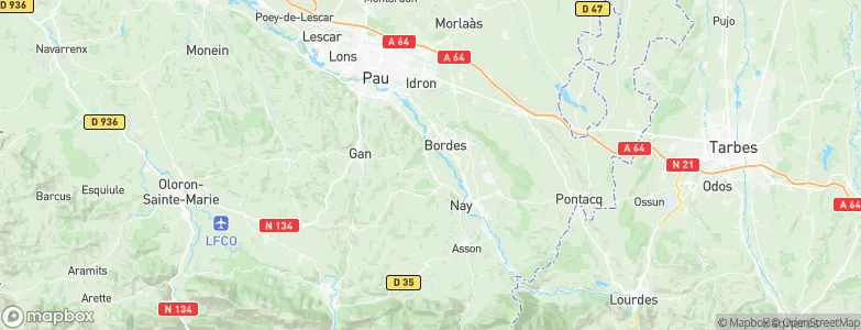 Pardies-Piétat, France Map