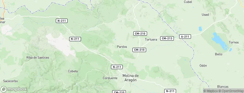 Pardos, Spain Map