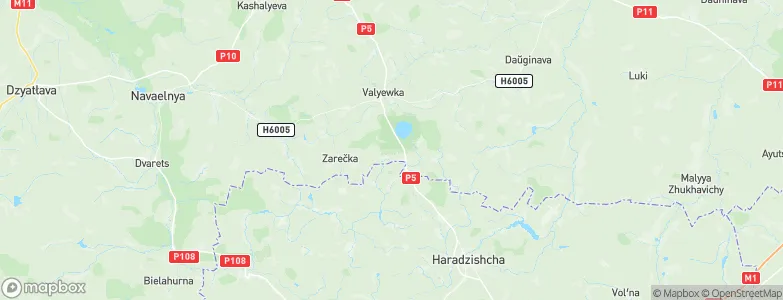 Parechcha, Belarus Map