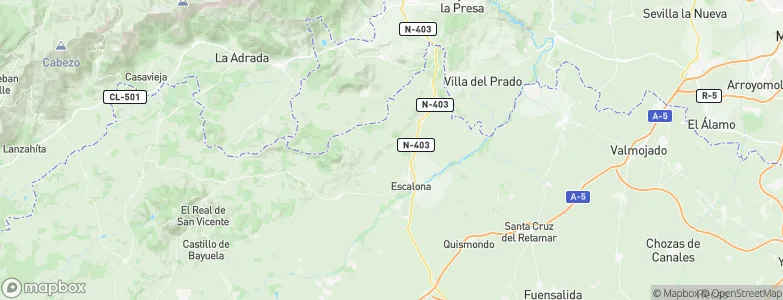 Paredes de Escalona, Spain Map