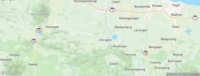 Parenca Wetan, Indonesia Map