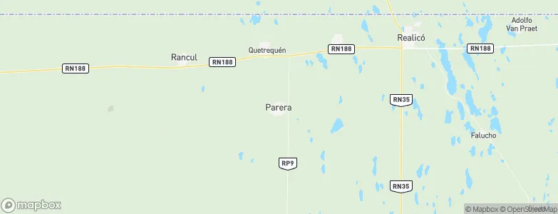 Parera, Argentina Map