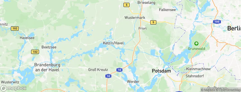 Paretz, Germany Map