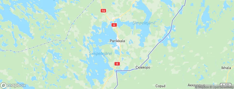 Parikkala, Finland Map