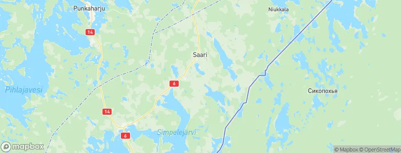 Parikkala, Finland Map