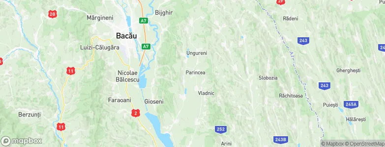 Parincea, Romania Map