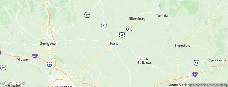 Paris, United States Map