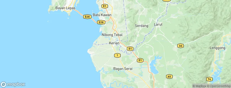 Parit Buntar, Malaysia Map