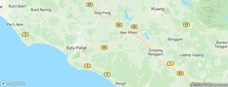 Parit Raja, Malaysia Map