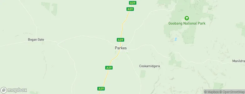 Parkes, Australia Map