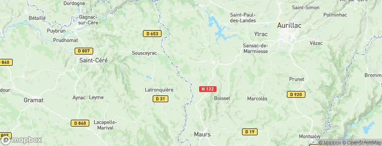 Parlan, France Map