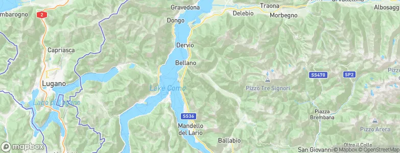 Parlasco, Italy Map