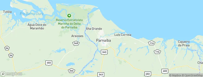 Parnaíba, Brazil Map
