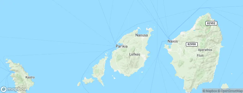 Paros, Greece Map