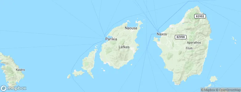 Paros, Greece Map