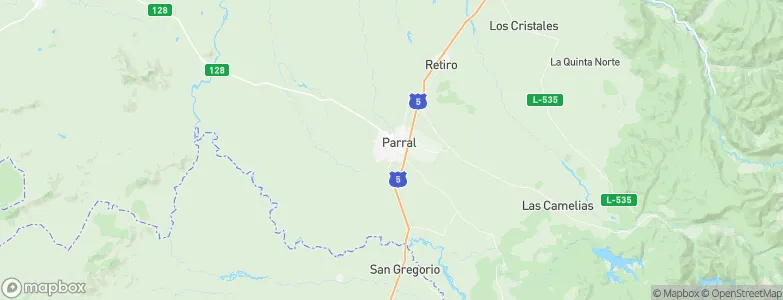 Parral, Chile Map