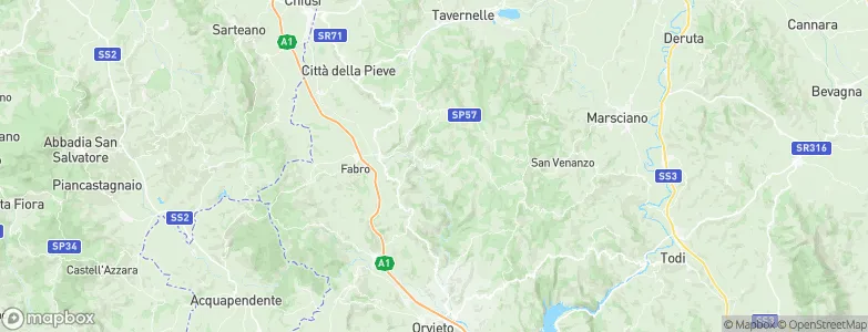 Parrano, Italy Map