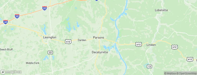 Parsons, United States Map