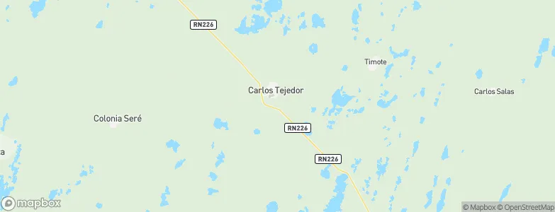 Partido de Carlos Tejedor, Argentina Map