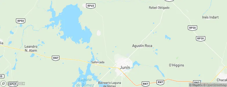 Partido de Junín, Argentina Map