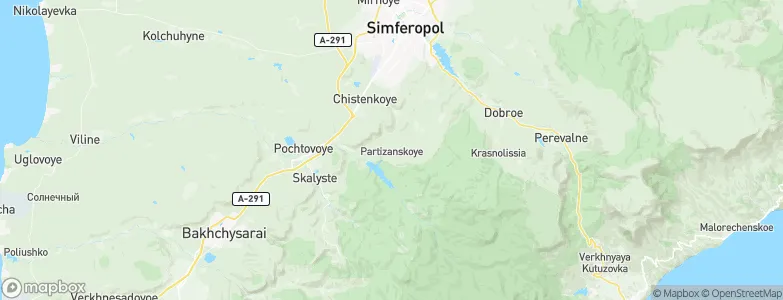 Partizanskoye, Ukraine Map