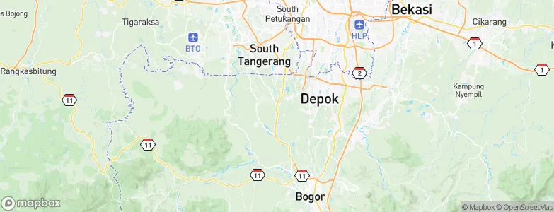 Parung, Indonesia Map