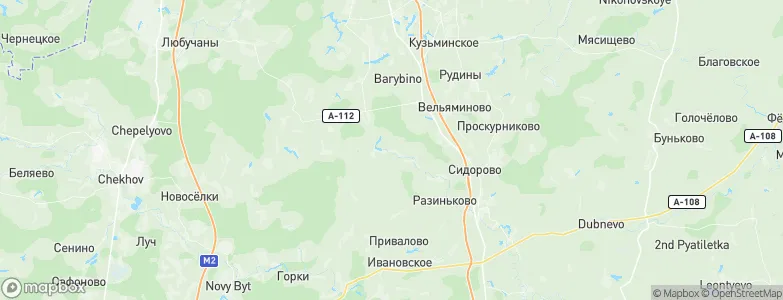 Paryshevo, Russia Map
