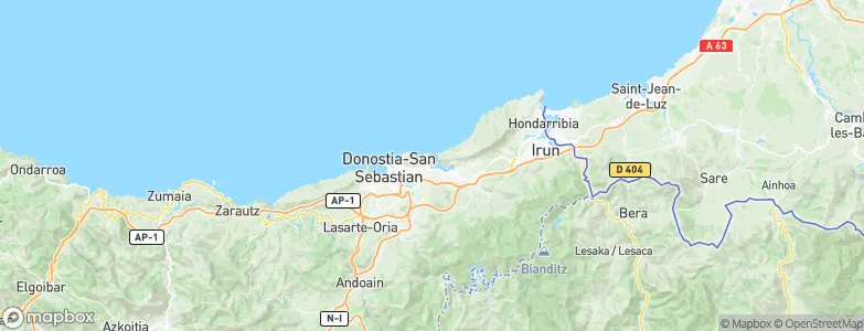 Pasai San Pedro, Spain Map