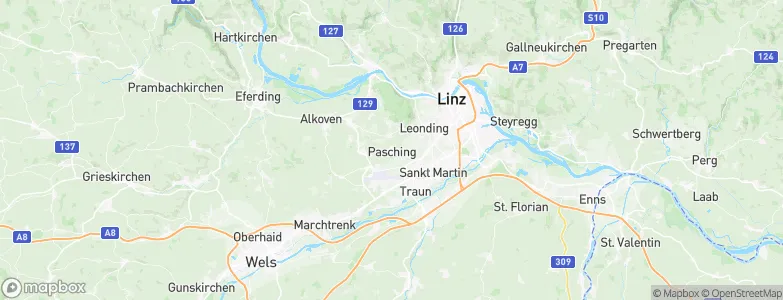 Pasching, Austria Map