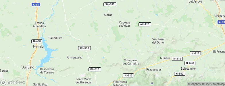 Pascualcobo, Spain Map