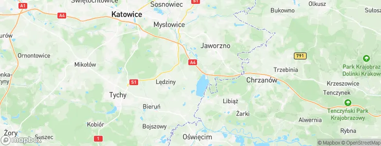 Pasieczki, Poland Map