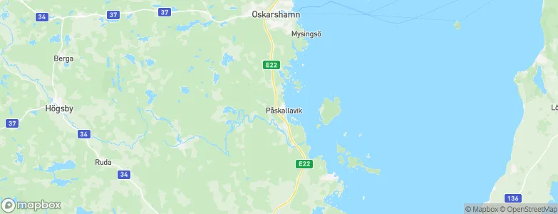 Påskallavik, Sweden Map