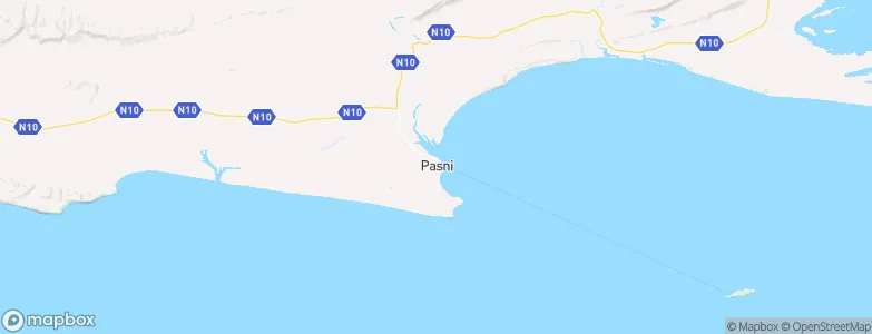 Pasni, Pakistan Map