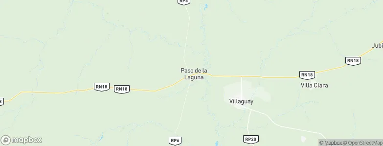 Paso de la Laguna, Argentina Map