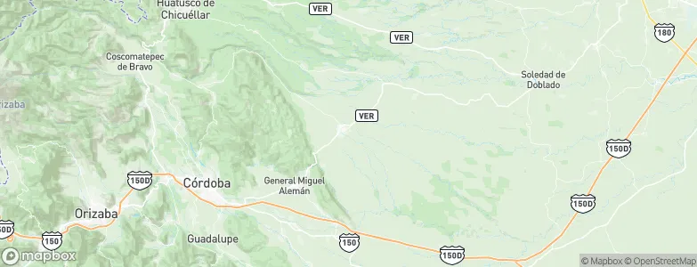 Paso del Macho, Mexico Map